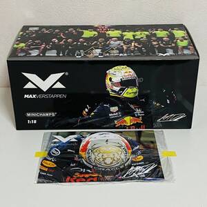 【極美品】MINICHAMPS ミニチャンプス 1/18 MAX VERSTAPPEN Red Bull Racing RB16B 2021 Styrian & Austrian GP winner EDITION 66