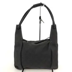 GUCCI グッチ GGキャンバス ハンドバッグ ブラック 101333