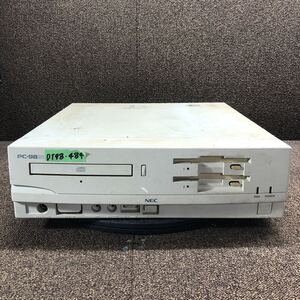 DT98-484 激安 PC98 デスクトップ NEC PC-9821 model S2 MEM 3072KB HDD欠品 メモリーチェックまで確認済み ジャンク