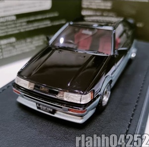 特売★1/43スケール トヨタAE86GTアペックス2ドアスポーツカーモデル