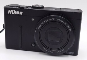 【R1-514】 Nikon COOLPIX P310 ブラック コンパクデジタルカメラ NIKKOR 4.2× WIDE OPTICAL ZOOM VR 4.3-17.9mm 1:1.8-4.9 通電OK [K542]