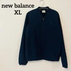 美品✨new balance♡ジャージ　長袖　ネイビー　【XL】　ロゴピンク