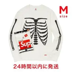 【新品】Supreme Hanes Bones Thermal Crew M