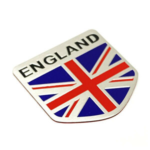 イギリス プレート エンブレム ステッカー カスタム ラベル ドレスアップ カー用品 国旗 Bタイプ 送料無料