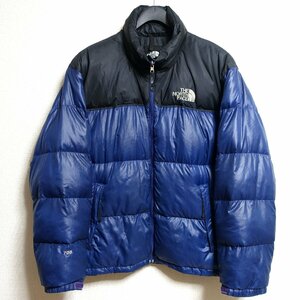 THE NORTH FACE ノースフェイス ヌプシ ダウンジャケット 700FP メンズ Lサイズ 正規品 ブルー Z3911