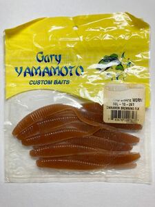 Gary Yamamoto ゲーリーヤマモト SHAD SHAPE WORM シャッドシェイプワーム 4インチ 10本 検)シャッドインパクト チビアダー