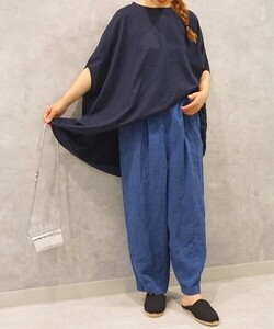 JOURNAL　STANDARD　LUXE　ジャーナルスタンダードラックス　21/SS　21-030-440-2220-2-0　アズマダキラミー　イージーパンツ　ブルー