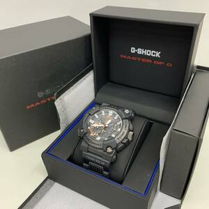 【極美品】 G-SHOCK CASIO フロッグマン 腕時計 時計 メンズ 紳士 ソーラー カーボン ステンレススチール ブラック GWF-A1000XC-1AJF
