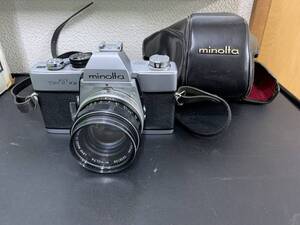 MINOLTA　ミノルタ　SRT101　一眼レフ　フィルムカメラ　カメラ　ケース付き　①