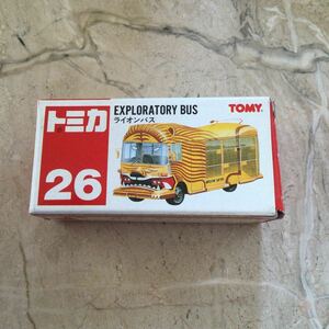 絶版　未使用品　TOMY トミカ No. 26 ライオンバス