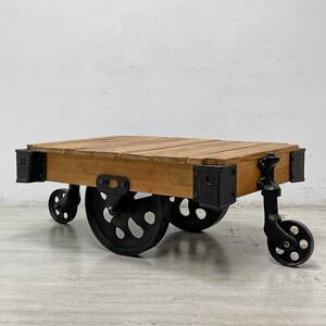 ● アクメファニチャー ACME Furniture ギルド GUILD ドーリーテーブル DOLLY TABLE S ローテーブル チーク古材 廃番 参考定価147,400円