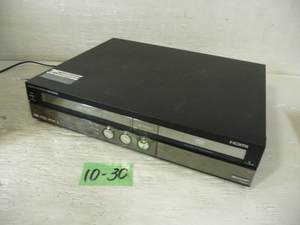 10-30♀SHARP/シャープ VHS一体型レコーダー DV-ACV52 08年製♀