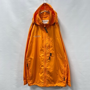 Columbia/コロンビア/Packable Nylon Hooded Jacket/パッカブルナイロンフーデッドジャケット/PM3014/オレンジ/格納式フード/XL