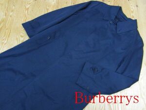 ★バーバリー Burberry★メンズ ウールライナー付き ステンカラーコート ネイビー イングランド製 サイズM★R60526004B