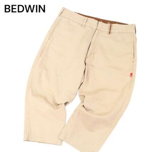 BEDWIN & THE HEARTBREAKERS ベドウィン PARAMOUNT 春夏 Rusholme Ruffians クロップド チノ パンツ Sz.2　メンズ　I4B00768_4#P