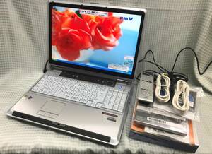 ★ジャンク 富士通 BIBLO NB90M/W Pentium M/メモリ512MB/HDD80GB+80GB/Windows XP★