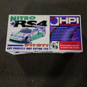 蔵出し 絶版 未組立/内未開封 HPI・Racing NITRO RS4 911GT1 　ツーリングカーキット GASPOWER NITRO 911GT1