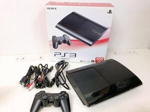 【1円スタート・美品】 PlayStation3 CECH-4000C 500GB SONY ソニー PS3 プレステ3 ブラック 初期化 動作確認済み 中古品