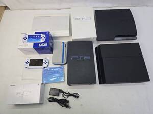 01w4212★1円~ ゲームハード まとめ SONY PSP PSP-3000 PS2 PS4 CUH-1200A PS3 CECH-4000B CECH-2500A セット 未動確 ジャンク品