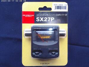 ★ダイヤモンド★SX-27P 144/430MHZ　SWRパワー計●新品