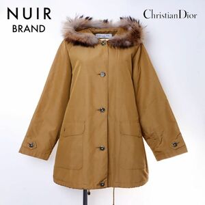 クリスチャンディオール Christian Dior コート Size:M ミリタリー 中綿 ブラウン