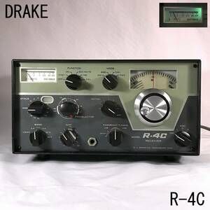 ★DRAKE R-4C RECEIVER ドレーク レシーバー 1.5～30MHz SSB CW AM 対応 受信機 真空管 無線機 1973年発売モデル 個人所有品 ジャンク扱い