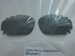 処分価格！！★オークリー レーシングジャケット用 カスタム偏光・調光レンズ Grey Photochromic Polarized 新品 OAKLEY jawbone vented