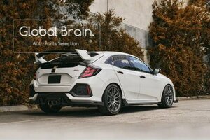 ホンダ シビック FK7 リア サイド スパッツ スプリッター用 ウィングレット / バンパー トリム アンダー カバー エアロ