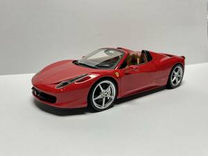 マテル　ホットウィール　1/18　フェラーリ　458　スパイダー　HotWheels　Ferrari　Spider