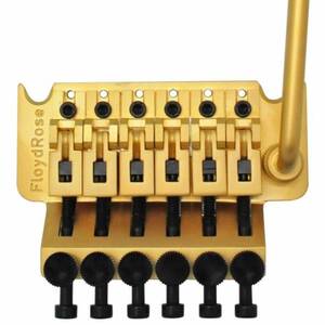 Floyd Rose FRT300S Original Series Tremolo System with R2 Nut, Satin Gold/フロイドローズオリジナル/全国一律送料無料！