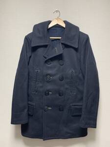 美品☆[UNIFORM EXPERIMENT] 定価94,500 13 STAR HEAVY MELTON VINTAGE PEA COAT ヘビーメルトン ウールピーコート 2 日本製 UE-123042