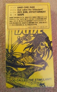 新品未開封　HARD CORE DUDE 　VHS『"GOD CALLED THE STIMULANT!』　94年　リニューアル再発　ハードコアデュード