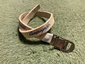 即決有 Campagnolo ペダル ストラップ カンパニョーロ 革製 レコード Cレコ 最上位グレード チネリ コルナゴ デローザ ビアンキ ビンテージ