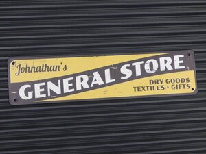 ◆送料\390◆【GENERAL STORE・雑貨屋】※《メタルサインボード ／ 100×400mm》　アメリカン雑貨　ブリキ看板