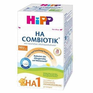 HIPP (ヒップ) オ－ガニック 粉ミルク コンビオティック Step 1 Ha 低アレルギー (0ヶ月から) 600g