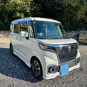 【美車☆1オーナー!!】H30年式☆スズキ☆スペーシアカスタム☆ハイブリッド☆XS☆検R7年10月迄☆両側パワスラ☆スズキセーフティサポート