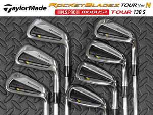 【良品】PGAツアー支給品 Taylormade ROCKET BLADEZ TOUR ver.N アイアン xxTシリアル NSPRO MODUS3 TOUR 130S 4I-PW 7本 セット プロト