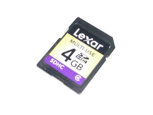 動作保証！Lexar SDHC 4GB クラス④