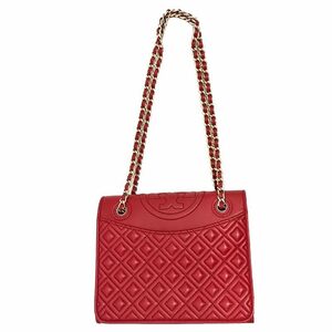 Tory Burch トリーバーチ チェーンショルダーバッグ2way 23D10 本体のみ レッド 赤【美品】22405K304