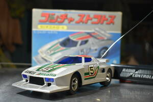 Qp492 Vtg Rare 1970s RC 1:24 LANCIA STRATOS ランチア ストラトス ランチャストラトス 当時物 稀少 箱 ヴィンテージ *60