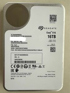 評価1000件記念 先着順【ジャンク扱い】 格安販売品 SEAGATE EXOS HDD 16TB ST16000NM000G 送料無料 複数購入特典あり 中古美品 今回限り