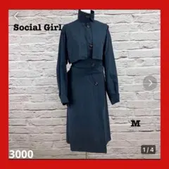 ☆5521S☆ Social GIRL ステンカラーコート