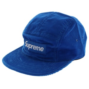 SUPREME シュプリーム 16SS Corduroy Camp Cap Blue コーデュロイ キャンプキャップ ブルー