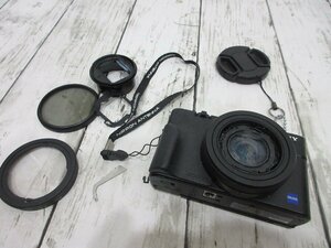 １円　SONY ソニー サイバーショット コンパクトデジタルカメラ RX100 ブラック DSC-RX100M6　ジャンク品 【星見】