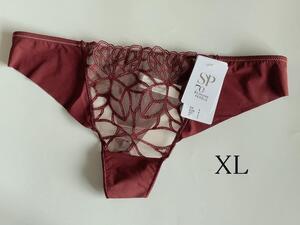 XL☆Simone Perele　シモーヌ ペレール 　高級海外タンガ　赤茶色