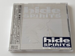 【未開封商品美品/初回限定ステッカー封入】hide TRIBUTE SPIRITS CD PCCM00002 布袋寅泰,CORNELIUS,LUNA SEA,BUCK-TICK,GLAY,清春,YOSHIKI