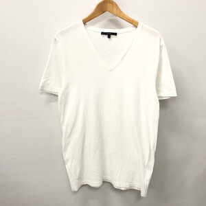 TEI 【現状渡し品】 GUCCI グッチ Vネック Tシャツ ブランド 古着 バックプリント ホワイト サイズM 〈141-240204-MK-3-TEI〉