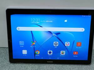 送料無料 HUAWEI MediaPad T3 10　メモリー2GB ストレージ16GB 色：シルバー　Android7　画面表示難有　保証なし 　