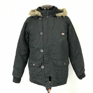 ディッキーズ/Dickies★中綿入りジャケット/ブルゾン【メンズ170cm/黒/black】取り外し可能フード/Coats/Jackets/Jumpers◆BH393