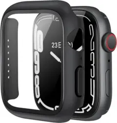 AppleWatch 44mm ハードケース 保護カバー ブラック